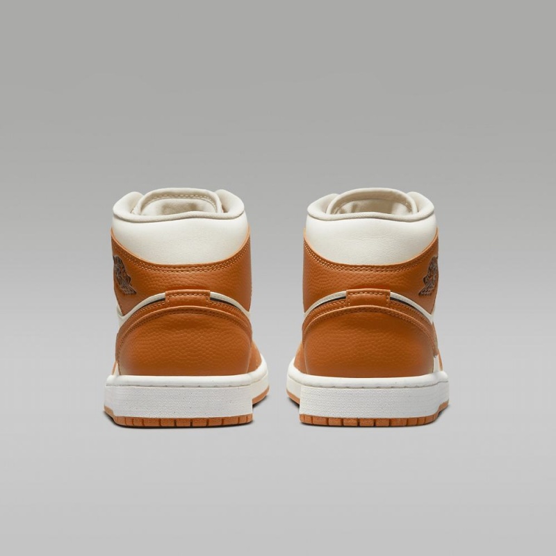 Nike Air Jordan 1 MID SE Naisten Kengät Ruskea Valkoinen | 845JMYNSP