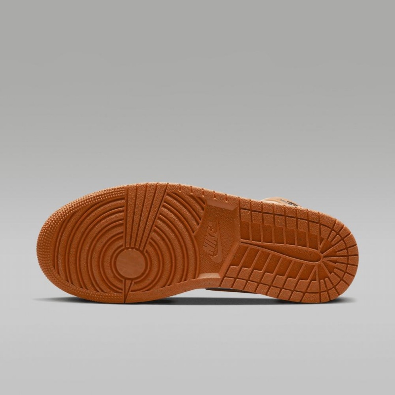 Nike Air Jordan 1 MID SE Naisten Kengät Ruskea Valkoinen | 845JMYNSP