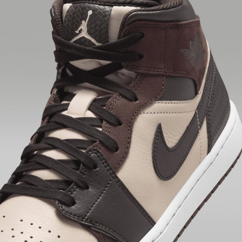 Nike Air Jordan 1 MID SE Naisten Kengät Ruskea Metal Kultaiset | 958DCEBHR