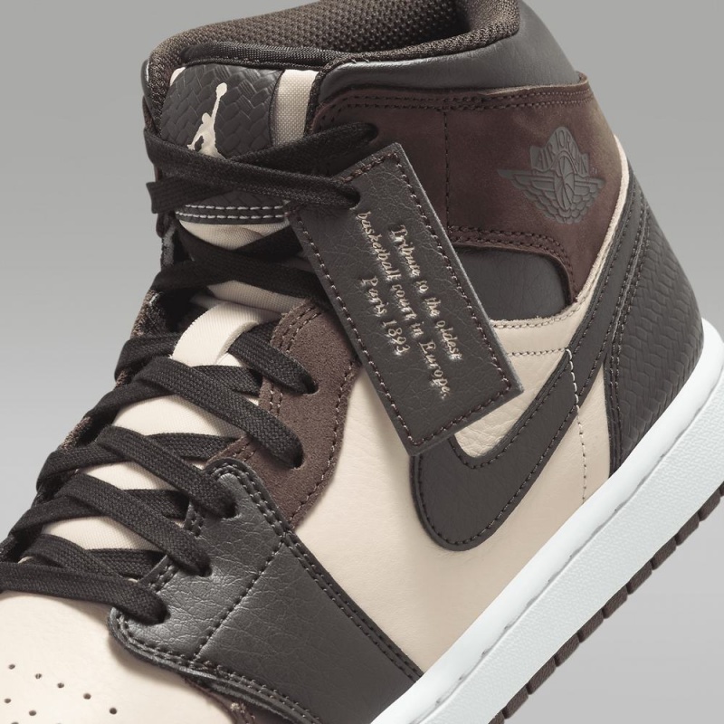 Nike Air Jordan 1 MID SE Naisten Kengät Ruskea Metal Kultaiset | 958DCEBHR
