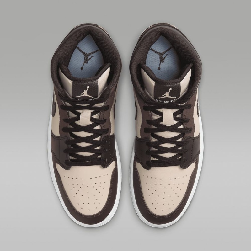 Nike Air Jordan 1 MID SE Naisten Kengät Ruskea Metal Kultaiset | 958DCEBHR