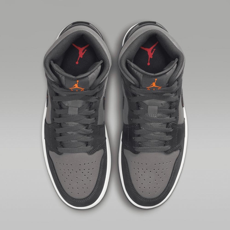 Nike Air Jordan 1 MID SE Naisten Kengät Syvä Harmaat | 402DYEWZS