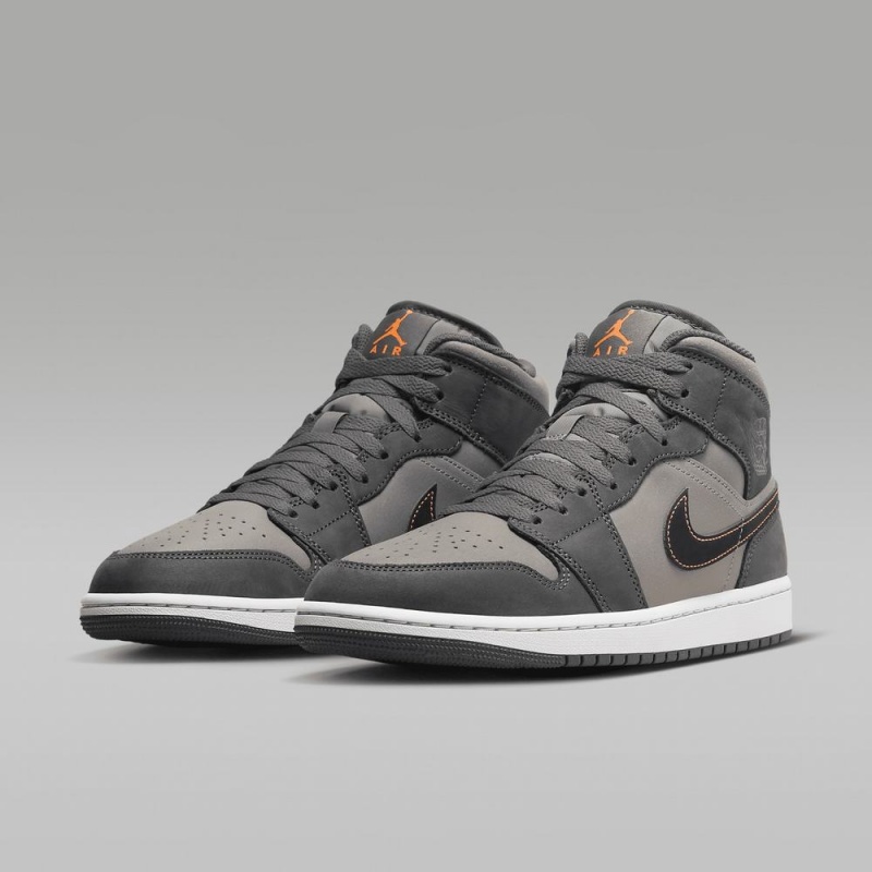 Nike Air Jordan 1 MID SE Naisten Kengät Syvä Harmaat | 402DYEWZS