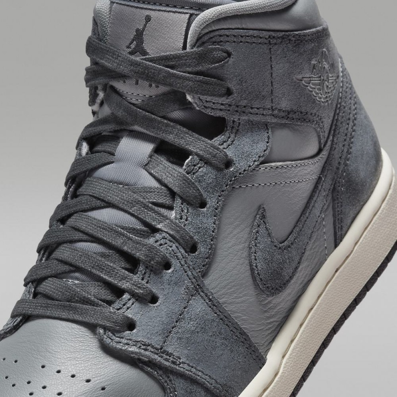 Nike Air Jordan 1 MID SE Naisten Kengät Syvä Harmaat | 409YTQODX
