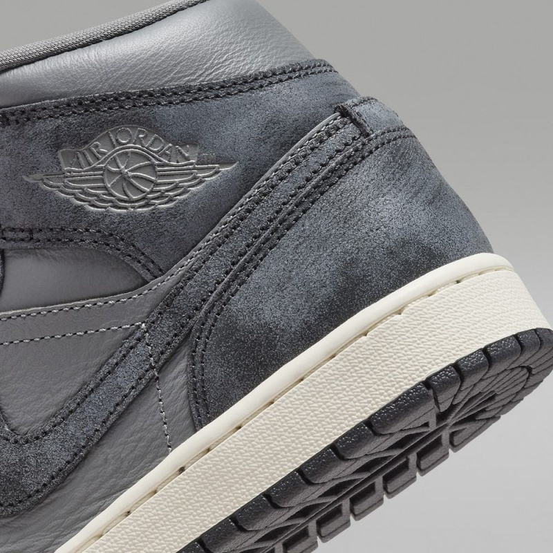 Nike Air Jordan 1 MID SE Naisten Kengät Syvä Harmaat | 409YTQODX