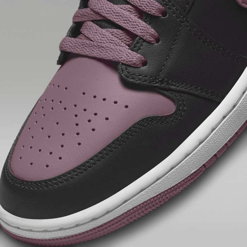 Nike Air Jordan 1 MID SE Naisten Kengät Violetit Mustat | 704CUVNAG