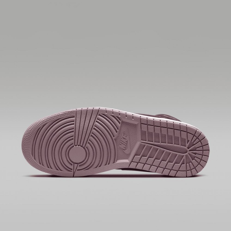 Nike Air Jordan 1 MID SE Naisten Kengät Violetit Mustat | 704CUVNAG