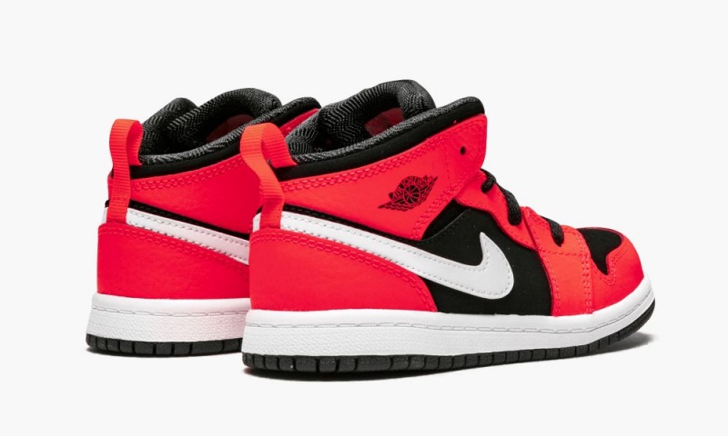 Nike Air Jordan 1 MID (TD) 'Infrared 23' Lasten Kengät Mustat Valkoinen Punainen | 369QREZVB