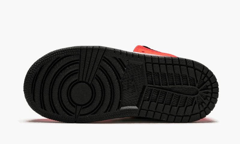 Nike Air Jordan 1 MID (TD) 'Infrared 23' Lasten Kengät Mustat Valkoinen Punainen | 369QREZVB