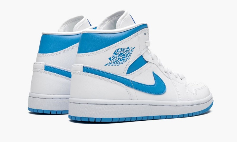 Nike Air Jordan 1 MID 'UNC' Naisten Kengät Sininen Valkoinen | 739TEKPDF