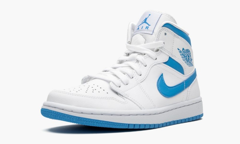 Nike Air Jordan 1 MID 'UNC' Naisten Kengät Sininen Valkoinen | 739TEKPDF