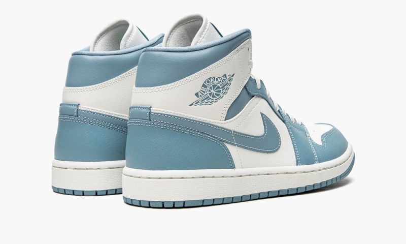 Nike Air Jordan 1 MID 'UNC' Naisten Kengät Sininen Valkoinen | 816DWXBEY