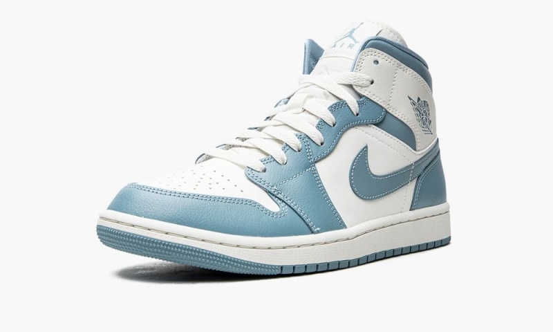 Nike Air Jordan 1 MID 'UNC' Naisten Kengät Sininen Valkoinen | 816DWXBEY