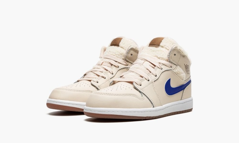 Nike Air Jordan 1 MID UTL (PS) Lasten Kengät Valkoinen Sininen | 213HKGXQE