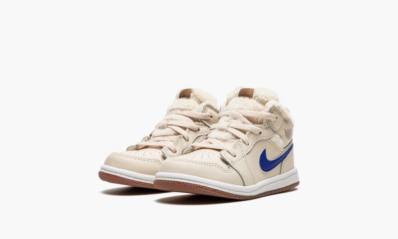 Nike Air Jordan 1 MID UTL (TD) Lasten Kengät Valkoinen Sininen | 305IXSJBN