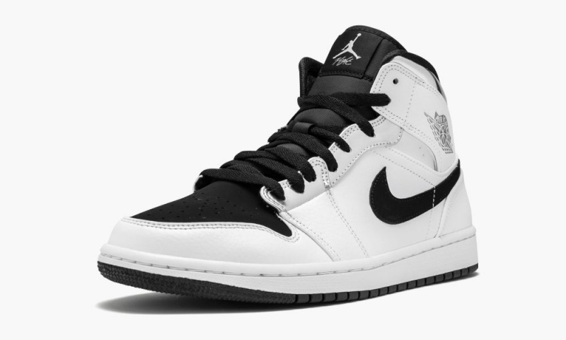 Nike Air Jordan 1 Mid 'Alternate Think 16' Miesten Kengät Valkoinen Metal Hopea Mustat | 870ZXTMUB
