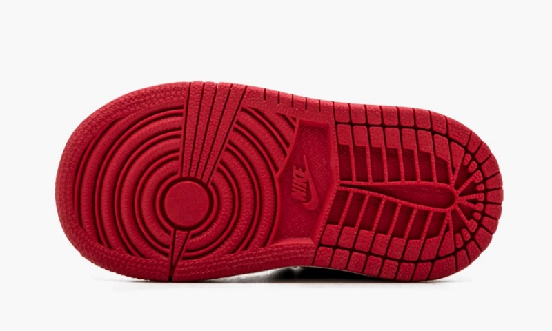 Nike Air Jordan 1 Mid BT Lasten Kengät Mustat Valkoinen Punainen | 804BPCTHD