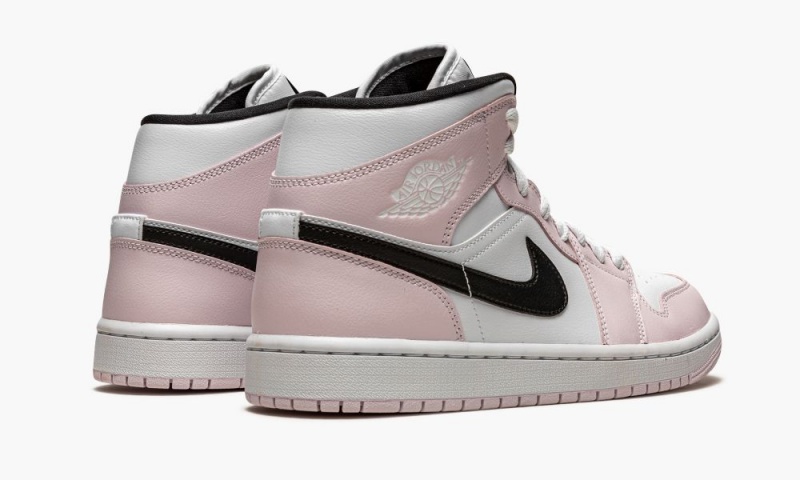 Nike Air Jordan 1 Mid 'Barely Rose' Naisten Kengät Vaaleanvioletit Mustat Valkoinen | 719BALOHT