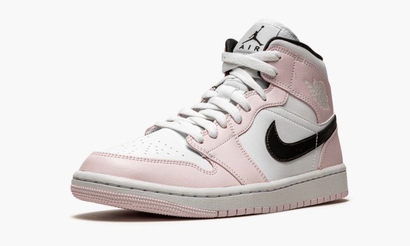 Nike Air Jordan 1 Mid 'Barely Rose' Naisten Kengät Vaaleanvioletit Mustat Valkoinen | 719BALOHT