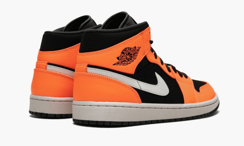 Nike Air Jordan 1 Mid 'Black Cone' Miesten Kengät Oranssi Mustat | 085PBVKQL