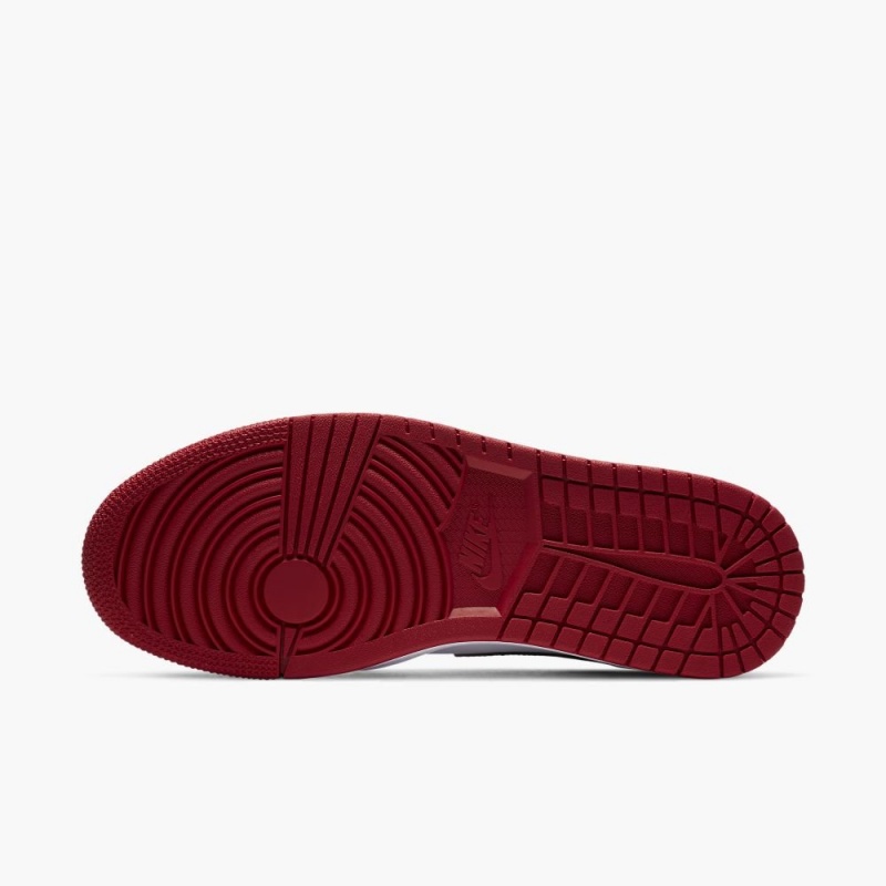 Nike Air Jordan 1 Mid 'Chicago 2020' Miesten Kengät Valkoinen Punainen Mustat | 984OHMBVU