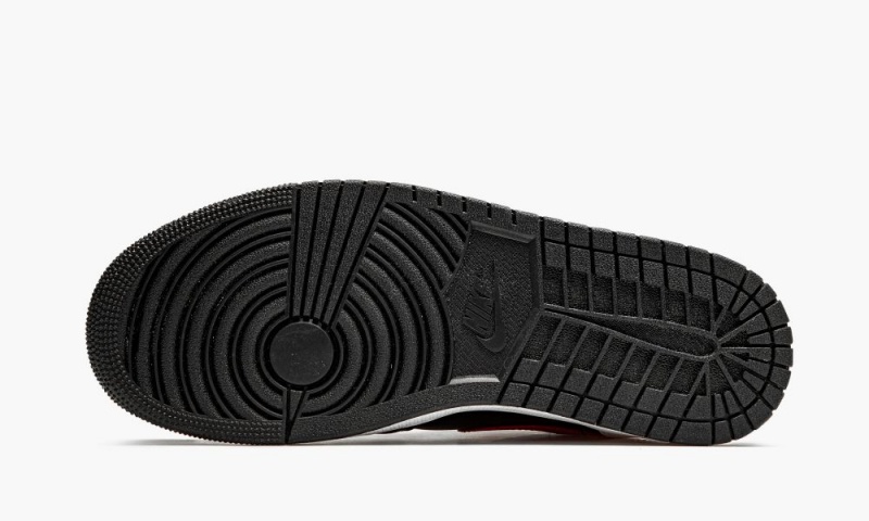 Nike Air Jordan 1 Mid 'Chile Red' Miesten Kengät Mustat Punainen Valkoinen | 597RJGKLP
