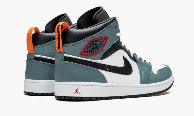 Nike Air Jordan 1 Mid 'Facetasm - Fearless' Miesten Kengät Valkoinen Vaaleansininen Laivastonsininen | 784EVZORC