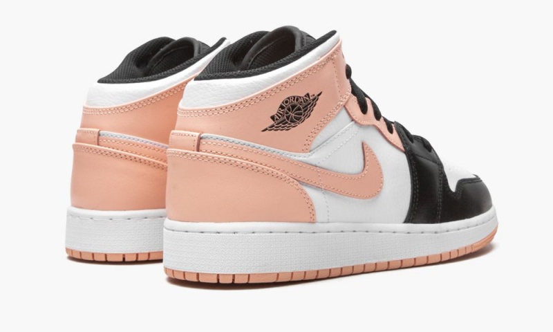Nike Air Jordan 1 Mid GS 'Arctic Orange' Lasten Kengät Valkoinen Oranssi Mustat | 849LRKJUC