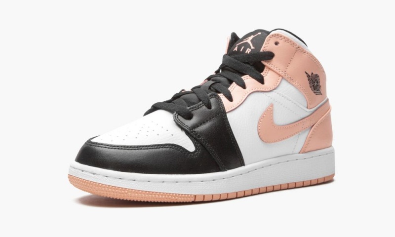 Nike Air Jordan 1 Mid GS 'Arctic Orange' Lasten Kengät Valkoinen Oranssi Mustat | 849LRKJUC