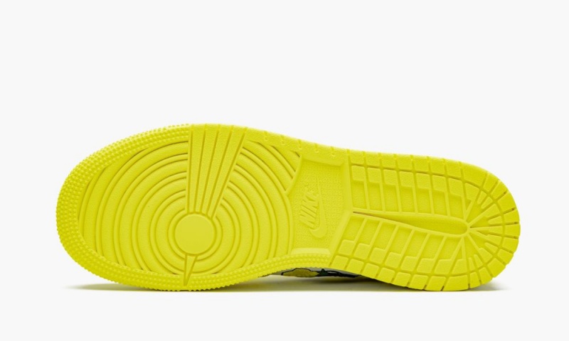 Nike Air Jordan 1 Mid GS 'Dynamic Yellow' Lasten Kengät Keltainen Mustat Valkoinen | 634OZULWD