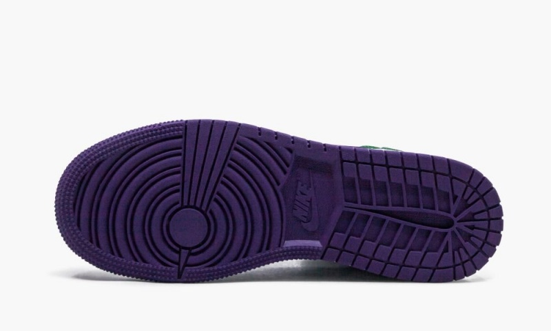 Nike Air Jordan 1 Mid (GS) 'Hulk' Lasten Kengät Vihreä Violetit Valkoinen | 986ITHWXD