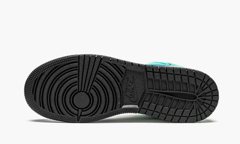 Nike Air Jordan 1 Mid GS 'Igloo - Tropical Twist' Lasten Kengät Valkoinen Mustat | 730RSWOCJ