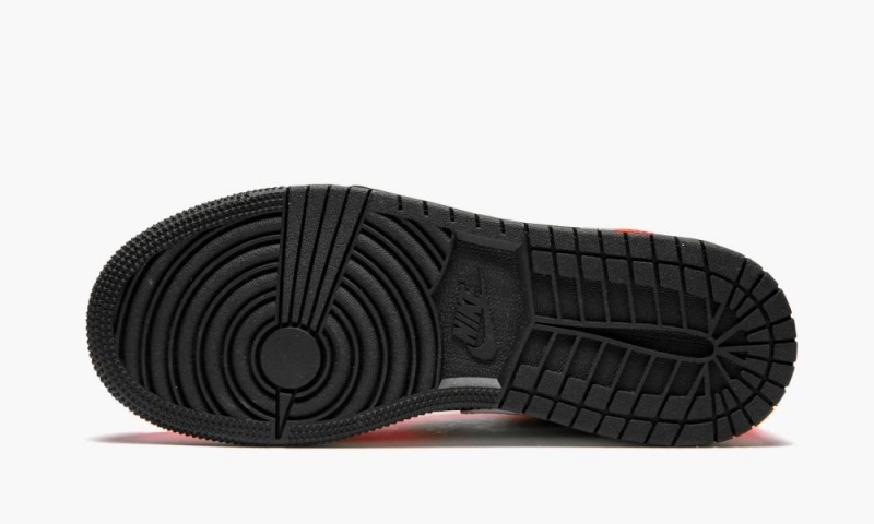 Nike Air Jordan 1 Mid GS 'Infrared' Lasten Kengät Mustat Valkoinen Punainen | 286WUVGBE