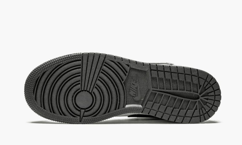 Nike Air Jordan 1 Mid (GS) Lasten Kengät Valkoinen Mustat Harmaat | 642ZDLXAR