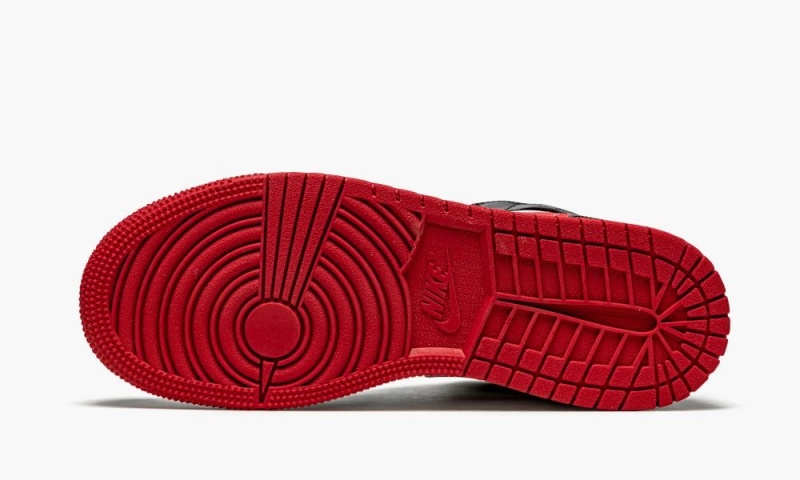 Nike Air Jordan 1 Mid GS 'Metallic Red' Lasten Kengät Valkoinen Punainen Mustat | 405CFGXNO
