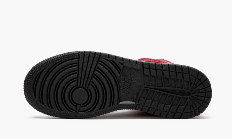 Nike Air Jordan 1 Mid (GS) 'Reverse Bred' Lasten Kengät Mustat Punainen Valkoinen | 205TWHBXP