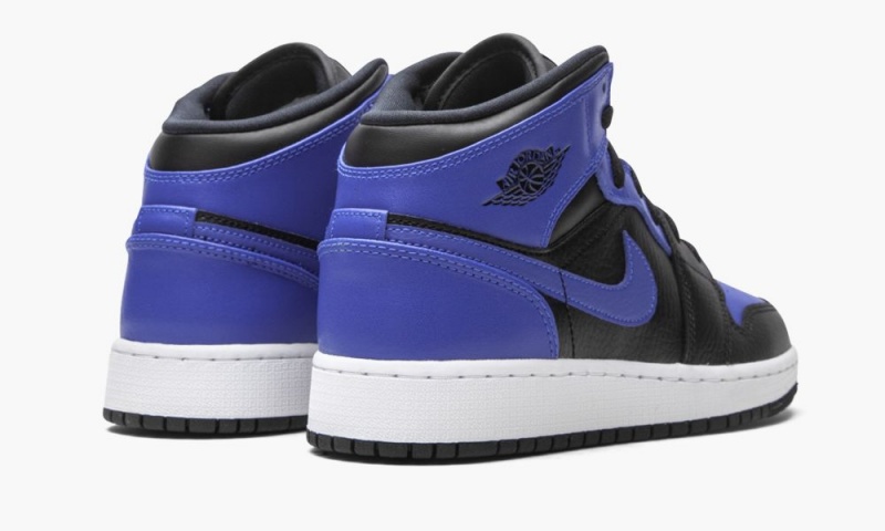 Nike Air Jordan 1 Mid GS 'Royal 2020' Lasten Kengät Mustat Kuninkaallinen Sininen Valkoinen | 081LPKJZG