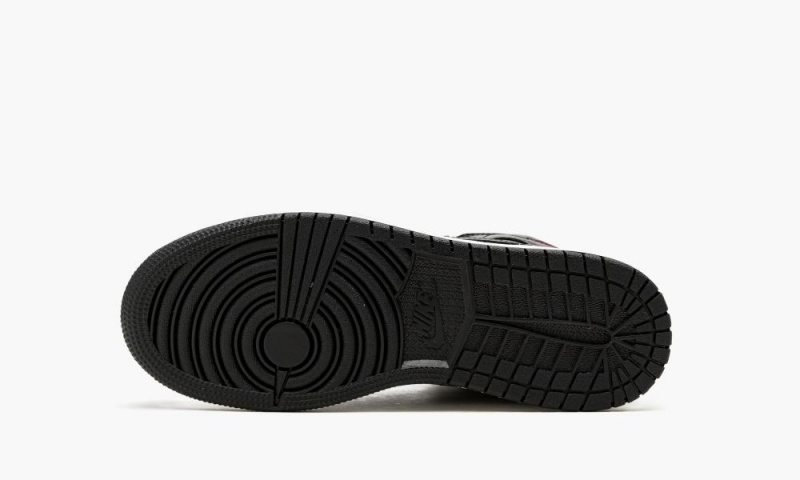 Nike Air Jordan 1 Mid GS 'Shadow / Red' Lasten Kengät Mustat Punainen Harmaat | 274FXGZQC