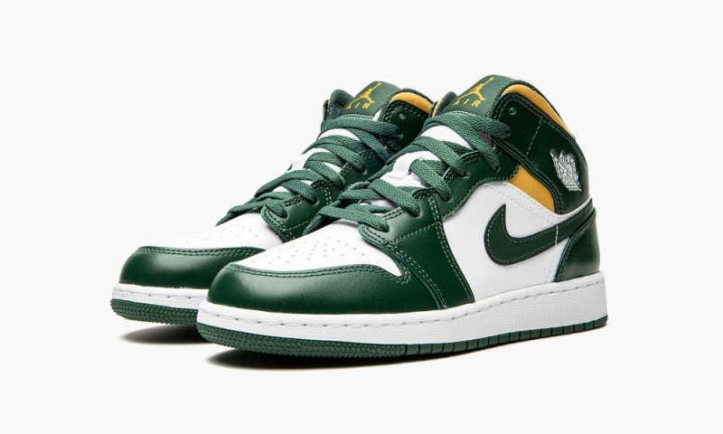 Nike Air Jordan 1 Mid GS 'Sonics' Lasten Kengät Vihreä Valkoinen | 807JZOBAT