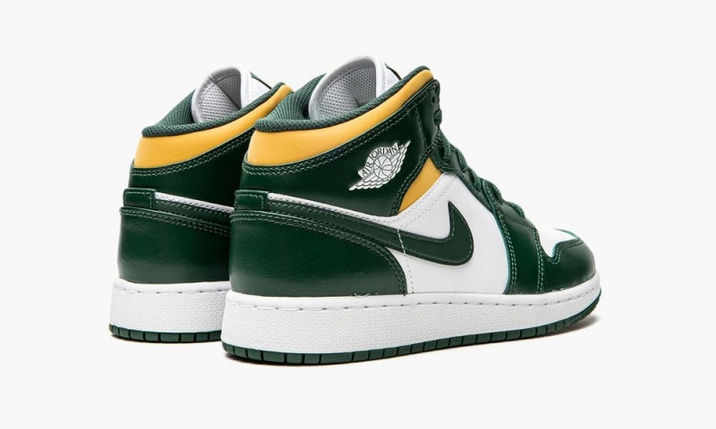 Nike Air Jordan 1 Mid GS 'Sonics' Lasten Kengät Vihreä Valkoinen | 807JZOBAT