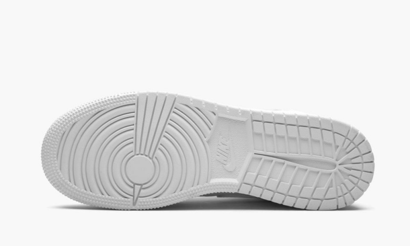 Nike Air Jordan 1 Mid GS 'Triple White' Lasten Kengät Valkoinen | 182GOAKPW
