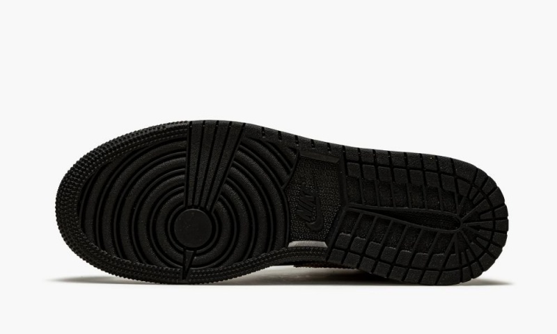 Nike Air Jordan 1 Mid GS 'White / Gold / Black' Lasten Kengät Valkoinen Mustat | 764FGJHYI