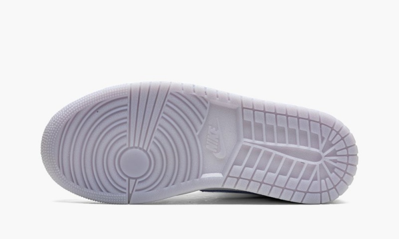 Nike Air Jordan 1 Mid 'Grey Blue' Naisten Kengät Valkoinen Harmaat | 534FBEGJM