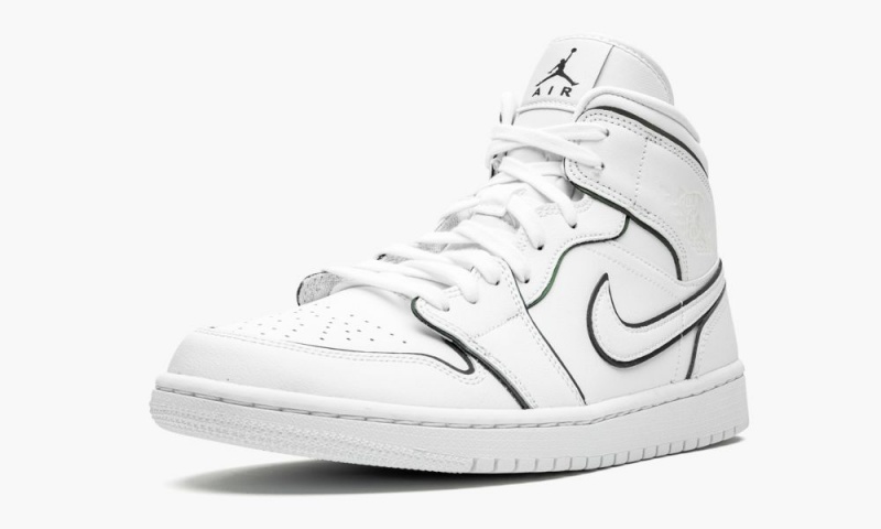 Nike Air Jordan 1 Mid 'Iridescent Outline' Naisten Kengät Valkoinen | 109YAPCIG