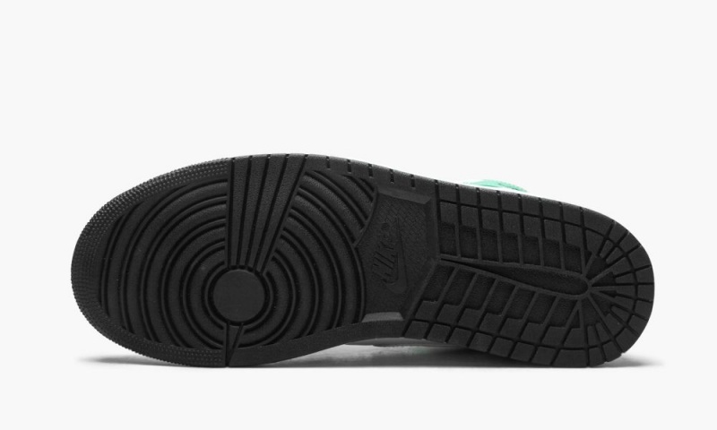 Nike Air Jordan 1 Mid 'Island Green' Miesten Kengät Valkoinen Mustat Vihreä | 698TRPGVC