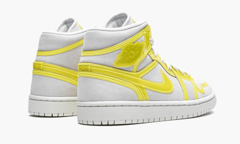 Nike Air Jordan 1 Mid LX 'Opti Yellow' Naisten Kengät Valkoinen Keltainen Valkoinen | 167FUQVGR