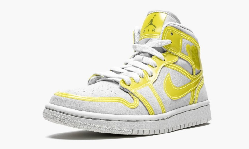 Nike Air Jordan 1 Mid LX 'Opti Yellow' Naisten Kengät Valkoinen Keltainen Valkoinen | 167FUQVGR