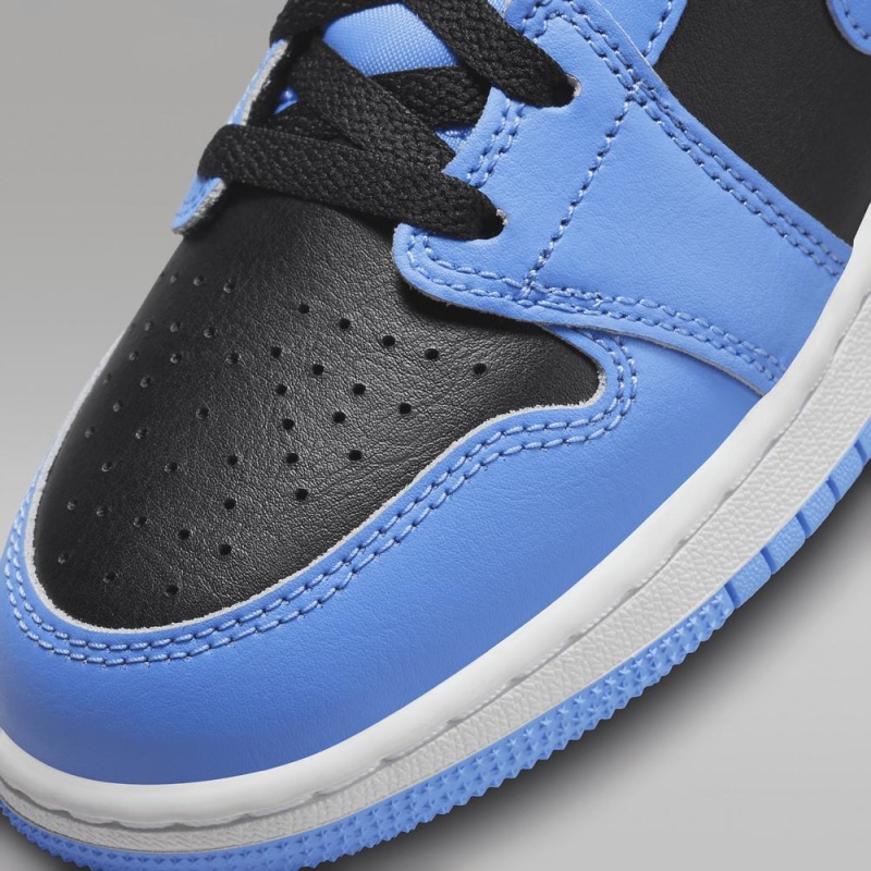 Nike Air Jordan 1 Mid Lasten Kengät Sininen Mustat | 763XPFMNS
