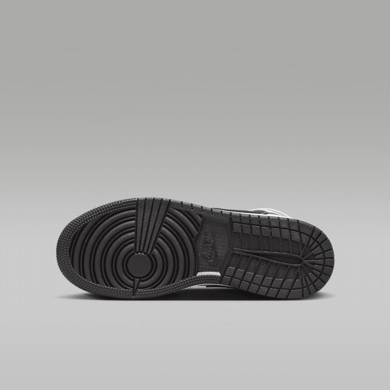 Nike Air Jordan 1 Mid Lasten Kengät Valkoinen Mustat | 567HNWIUM