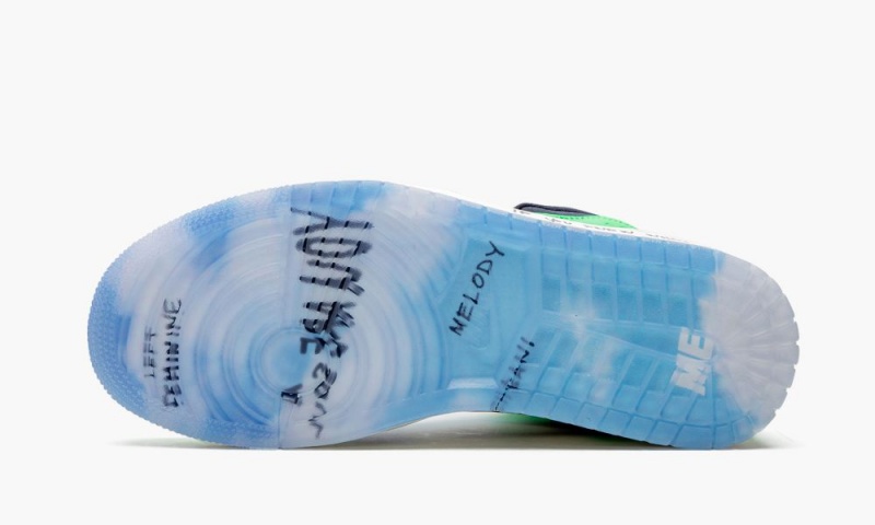 Nike Air Jordan 1 Mid 'Melody Ehsani - Fearless' Naisten Kengät Valkoinen Mustat Sininen | 972FGKSUL